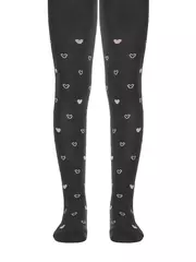 Колготки детские хлопковые conte-kids tip-top 544 темно-серый, , 140-146 (22), CONTE-KIDS, - 1