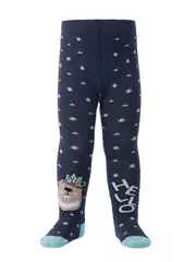Колготки детские tip-top c яркими рисунками (весёлые ножки) 478 темно-синий, , 104-110 (16), CONTE-KIDS, - 2