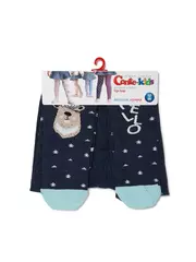 Колготки детские tip-top c яркими рисунками (весёлые ножки) 478 темно-синий, , 104-110 (16), CONTE-KIDS, - 3