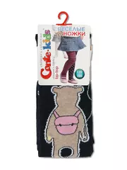 Колготки детские tip-top c яркими рисунками "веселые ножки" 488 темно-синий, , 116-122 (18), CONTE-KIDS, - 3