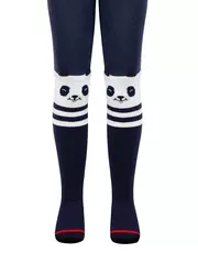 Колготки детские хлопковые tip-top 562 темно-синий, , 62-74 (12), CONTE-KIDS, - 1