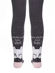 Колготки детские tip-top 504 темно-серый, , 92-98 (14), CONTE-KIDS, - 1