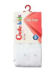 Колготки детские хлопковые conte-kids tip-top с люрексом 547 белый, , 104-110 (16), CONTE-KIDS, - 2