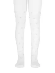 Колготки детские хлопковые conte-kids tip-top с люрексом 547 белый, , 104-110 (16), CONTE-KIDS, - 1