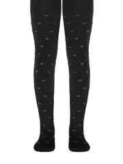 Колготки детские хлопковые conte-kids tip-top с люрексом 547 черный, , 140-146 (22), CONTE-KIDS, - 1