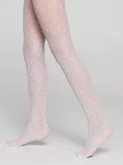 Колготки детские нарядные conte anabel bianco, , 116-122, CONTE ELEGANT, - 4