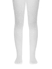 Колготки детские нарядные conte jasmine bianco, , 104-110, CONTE ELEGANT, - 2