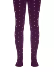 Нарядные детские колготки conte paola melanzana, , 104-110, CONTE ELEGANT, - 1