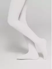 Колготки детские из микрофибры с люрексом holiday bianco, , 116-122, CONTE ELEGANT, - 2