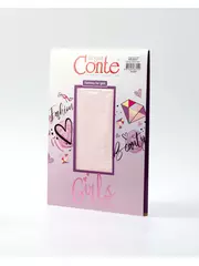 Колготки детские из микрофибры с люрексом holiday pastel pink, , 116-122, CONTE ELEGANT, - 1