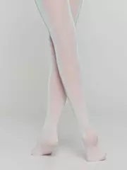 Колготки детские из микрофибры с люрексом holiday pastel pink, , 116-122, CONTE ELEGANT, - 3