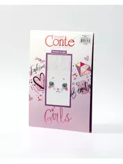 Колготки детские с имитацией гольфинов cat bianco, , 116-122, CONTE ELEGANT, - 3