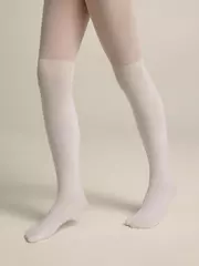 Колготки детские из микрофибры с имитацией гольфинов lolita bianco, , 104-110, CONTE ELEGANT, - 3