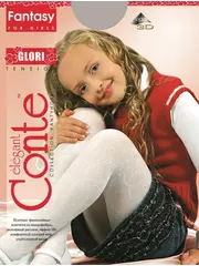 Колготки детские праздничные glori, , 116-122, CONTE ELEGANT, - 1