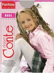 Колготки детские праздничные rose, , 140-146 (22), CONTE ELEGANT, - 1