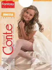 Колготки детские праздничные vanessa, , 116-122, CONTE ELEGANT, - 1