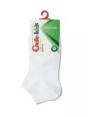 Короткие детские спортивные носки conte-kids active 484 белый, , 14, CONTE-KIDS, - 2
