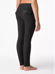 Экстрамягкие джеггинсы с термоэффектом для девочек baby bow nero, , 104,110-56, CONTE ELEGANT, - 2