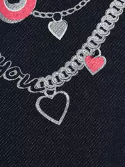 Леггинсы для девочек conte elegant джеггинсы с оригинальным рисунком "цепочки" punk fun-1, , 128,134-68, CONTE ELEGANT, - 6