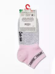 Носки детские спортивные active (короткие) 510 cветло-розовый-серый, , 20, CONTE-KIDS, - 3