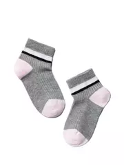 Носки детские active (короткие) 503 серый, , 14, CONTE-KIDS, - 1