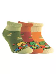 Махровые детские носки sof-tiki (с отворотом) 072 желтый, , 12, CONTE-KIDS, - 1