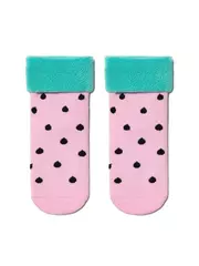 Махровые детские носки sof-tiki с отворотом 438 cветло-розовый, , 18, CONTE-KIDS, - 1