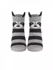 Носки детские conte-kids tip-top (мордашки) 317 серый, , 18, CONTE-KIDS, - 2