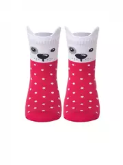 Носки детские tip-top (мордашки) 318 малиновый, , 12, CONTE-KIDS, - 2