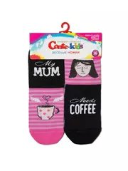 Носки детские conte-kids tip-top (весёлые ножки) 337 розовый, , 16, CONTE-KIDS, - 2