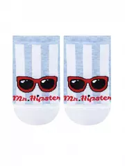 Носки детские active (ультракороткие) 329 светло-голубой, , 14, CONTE-KIDS, - 1