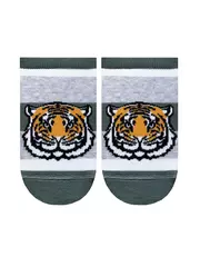 Носки детские conte-kids active (ультракороткие) 332 темно-серый, , 20, CONTE-KIDS, - 1