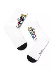 Носки детские conte-kids ©disney 369 белый, , 20, CONTE-KIDS, - 1
