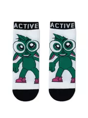 Носки детские conte-kids «глазастики» 620 белый, , 16, CONTE-KIDS, - 1