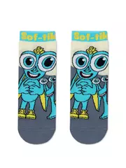 Носки детские conte-kids «глазастики» 616 серый, , 16, CONTE-KIDS, - 1