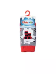 Новогодние детские носки new year 647 серый, , 13-14, CONTE-KIDS, - 2