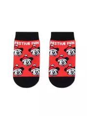 Новогодние детские носки new year ©disney 648 красный, , 10, CONTE-KIDS, - 1