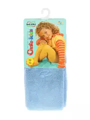 Махровые детские колготки sof-tiki (махровые снаружи) 338 голубой, , 62-74 (12), CONTE-KIDS, - 1