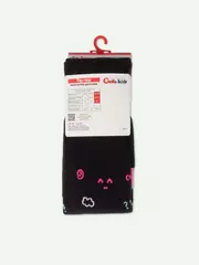 Хлопковые детские колготки tip-top 615 черный, , 116-122 (18), CONTE-KIDS, - 4