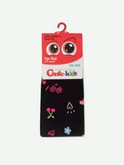 Хлопковые детские колготки tip-top 615 черный, , 116-122 (18), CONTE-KIDS, - 3