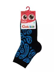 Хлопковые детские носки tip-top с рисунками 635 черный-синий, , 16, CONTE-KIDS, - 2