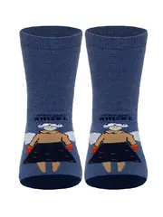 Носки детские веселые ножки (махровые, антискользящие) 291 джинс, , 18, CONTE-KIDS, - 2