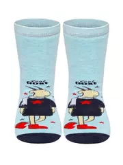 Носки детские веселые ножки (махровые, антискользящие) 293 бледно-бирюзовый, , 20, CONTE-KIDS, - 2