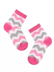 Носки детские esli 276 белый-розовый, , 12, ESLI, - 1