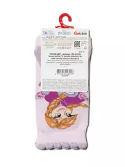 Носки детские с люрексом. стразами и рисунками героев ©disney frozen 429 светло-розовый, , 22, CONTE-KIDS, - 3