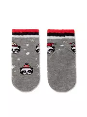Носки детские новогодние «xmas panda» conte-kids 518, , 11-12, CONTE-KIDS, - 1