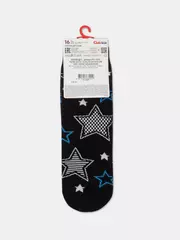 Носки детские махровые sof-tiki "stars" 598 черный-синий, , 16, CONTE-KIDS, - 4