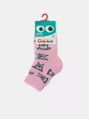 Носки детские махровые sof-tiki "cats" 599 cветло-розовый, , 14, CONTE-KIDS, - 3