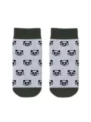 Носки детские махровые sof-tiki "panda" 600 светло-серый, , 14, CONTE-KIDS, - 1