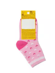Носки детские esli с рисунками "heart" 644 светло-розовый, , 14, ESLI, - 3